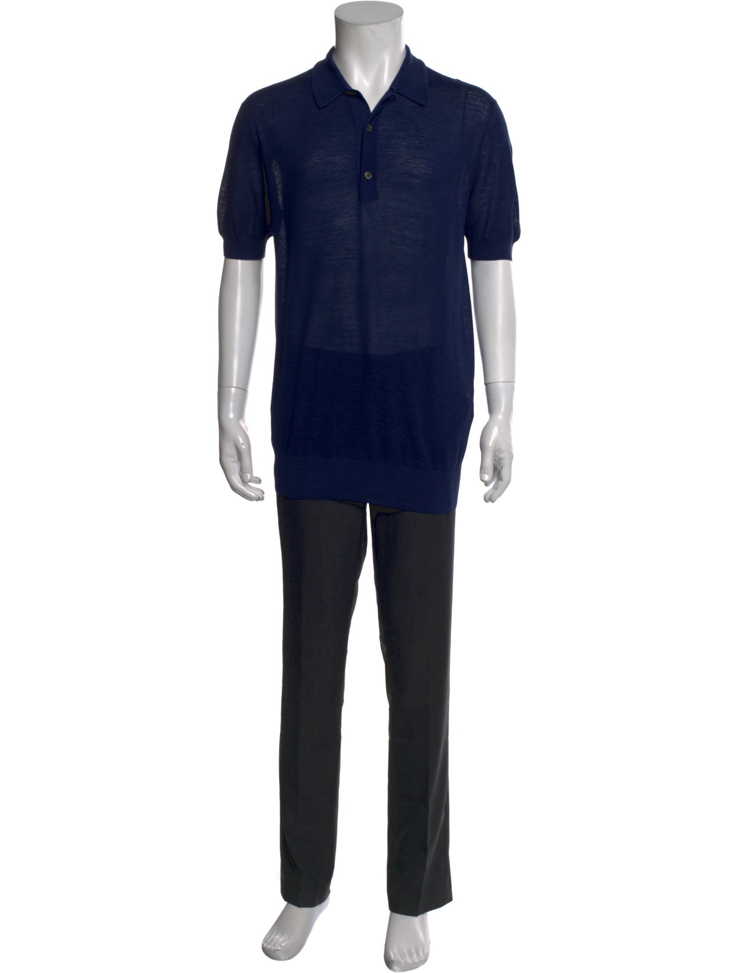 Tom Ford Silk Mock Neck Polo Sweater w/ Tags