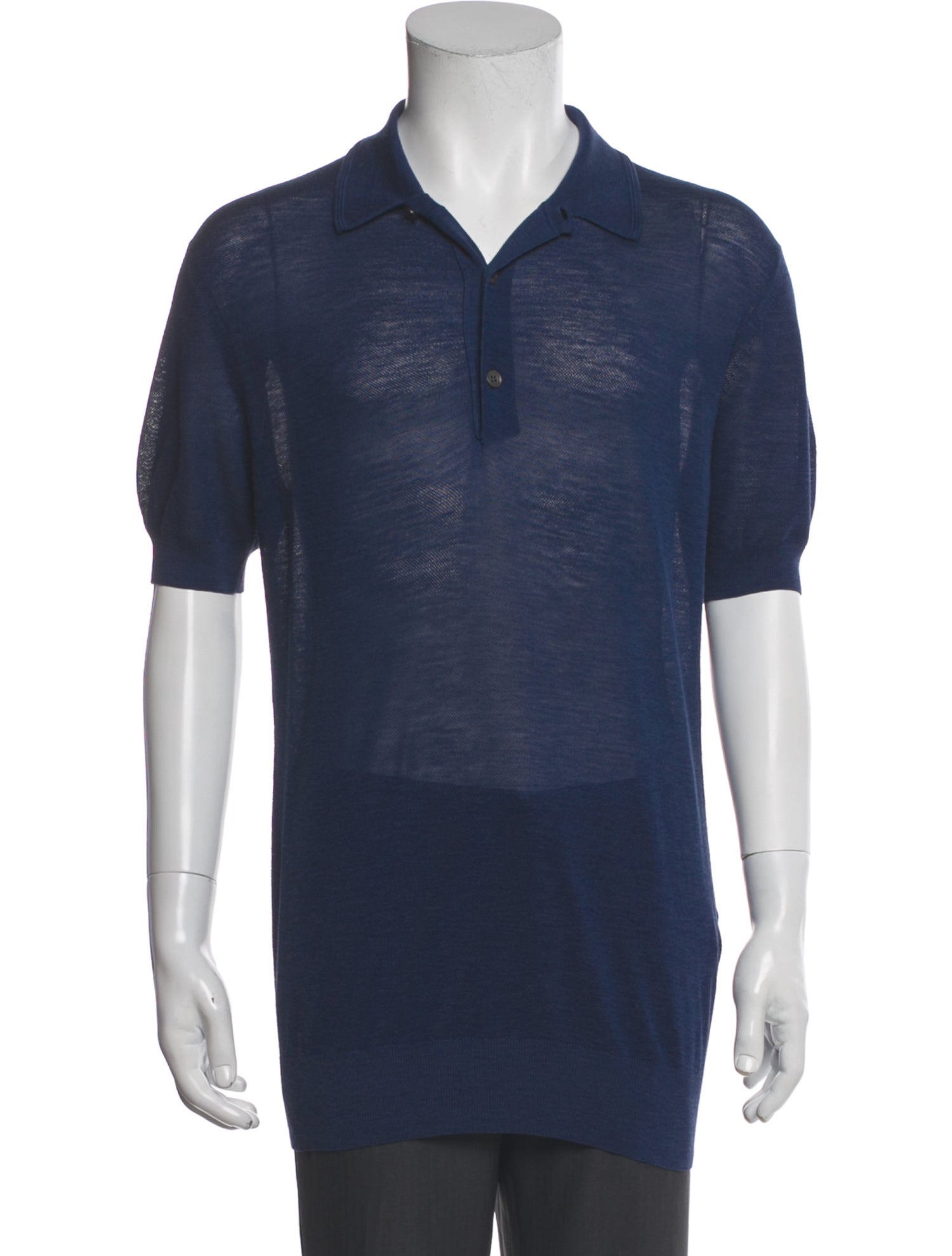 Tom Ford Silk Collar Polo Shirt w/ Tags