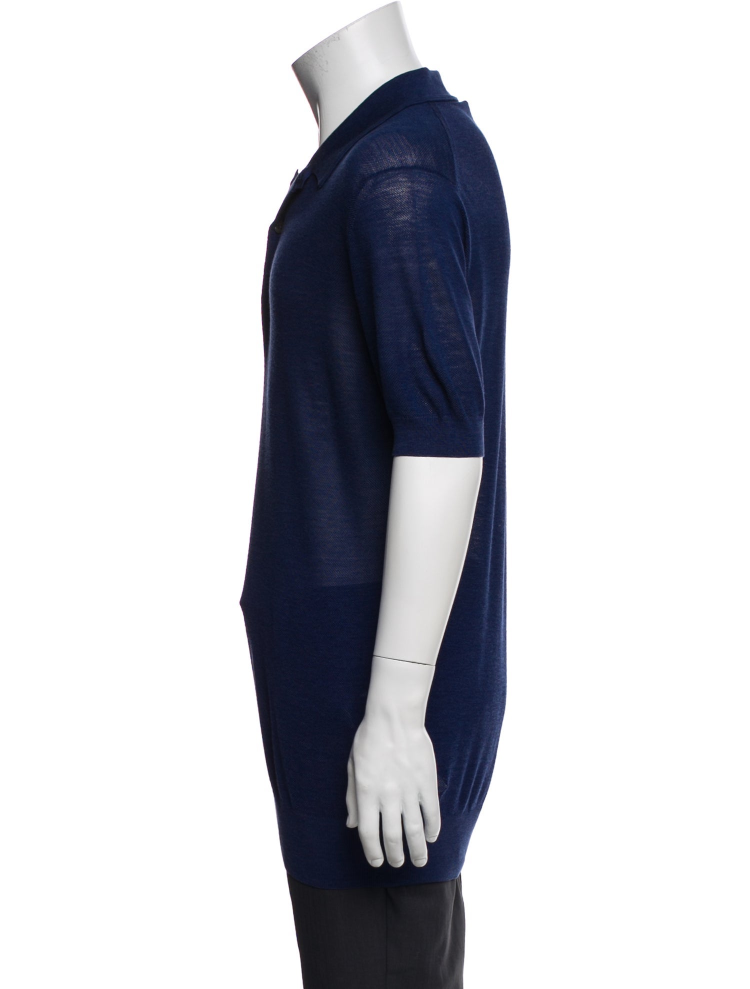 Tom Ford Silk Collar Polo Shirt w/ Tags