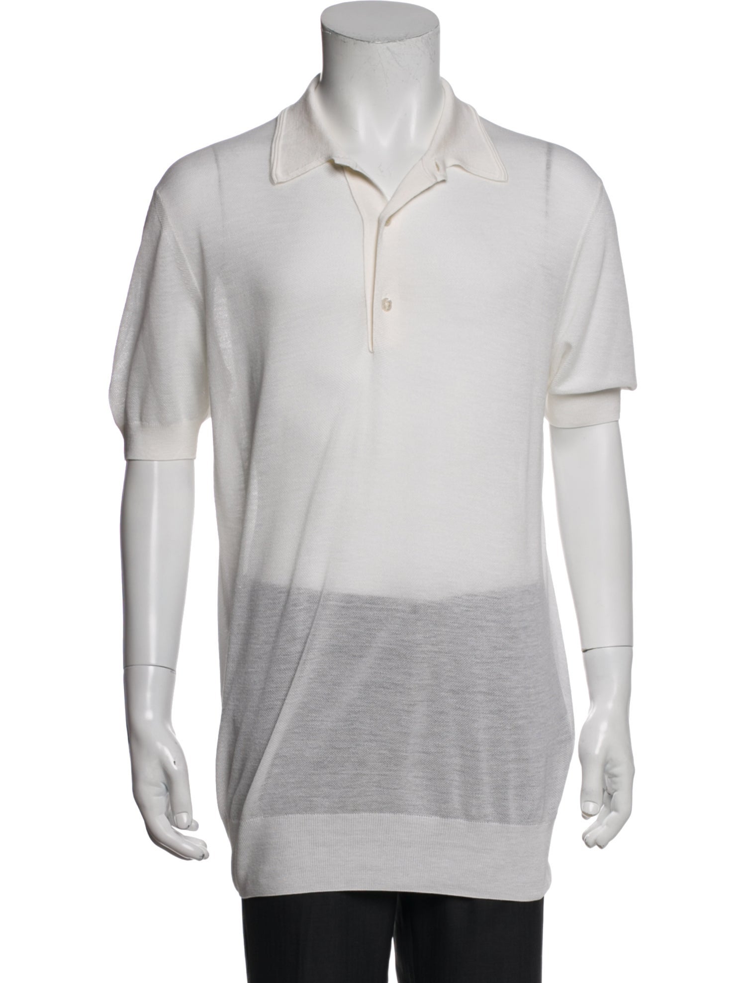 Tom Ford Silk Collar Polo Shirt w/ Tags