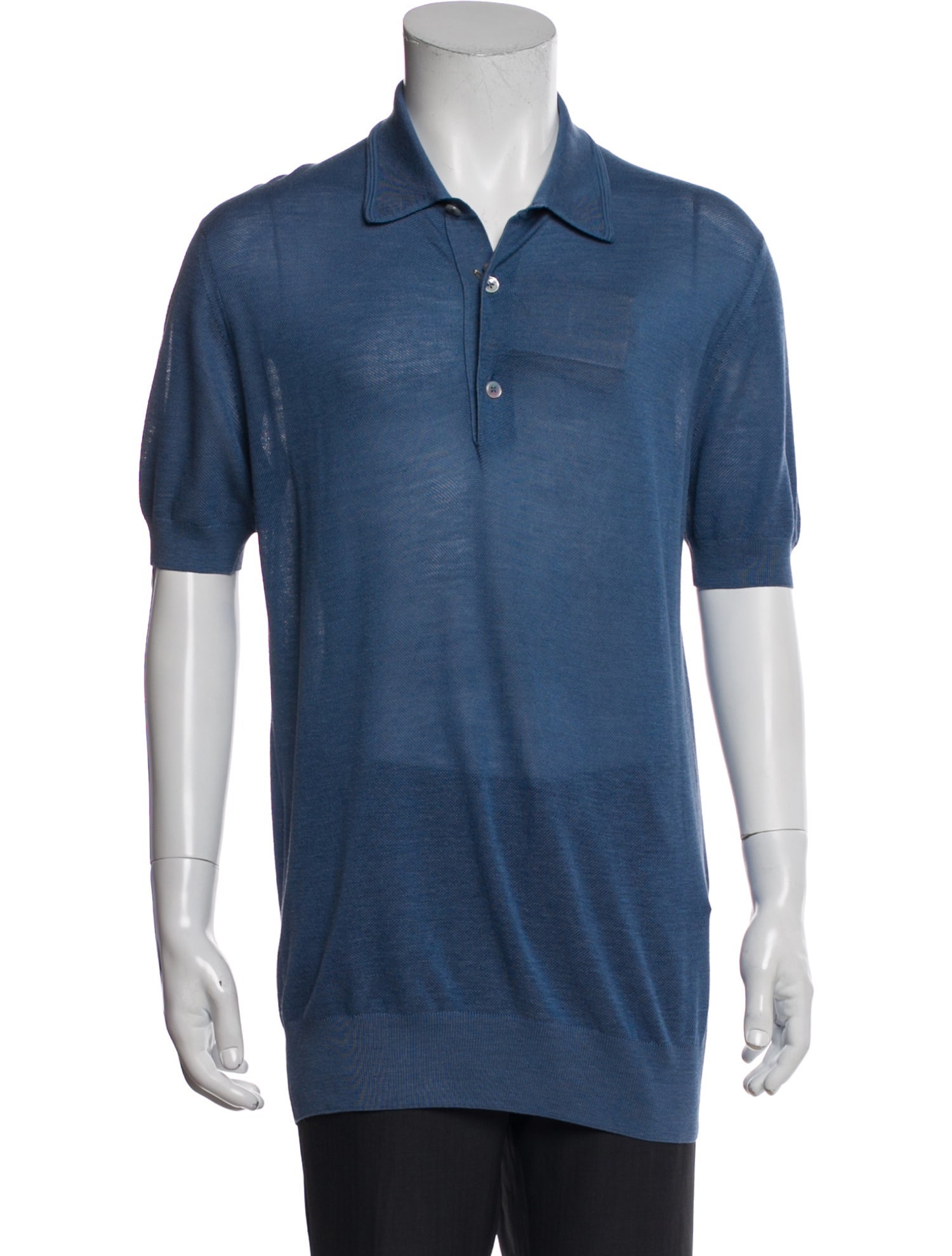 Tom Ford Silk Collar Polo Shirt w/ Tags