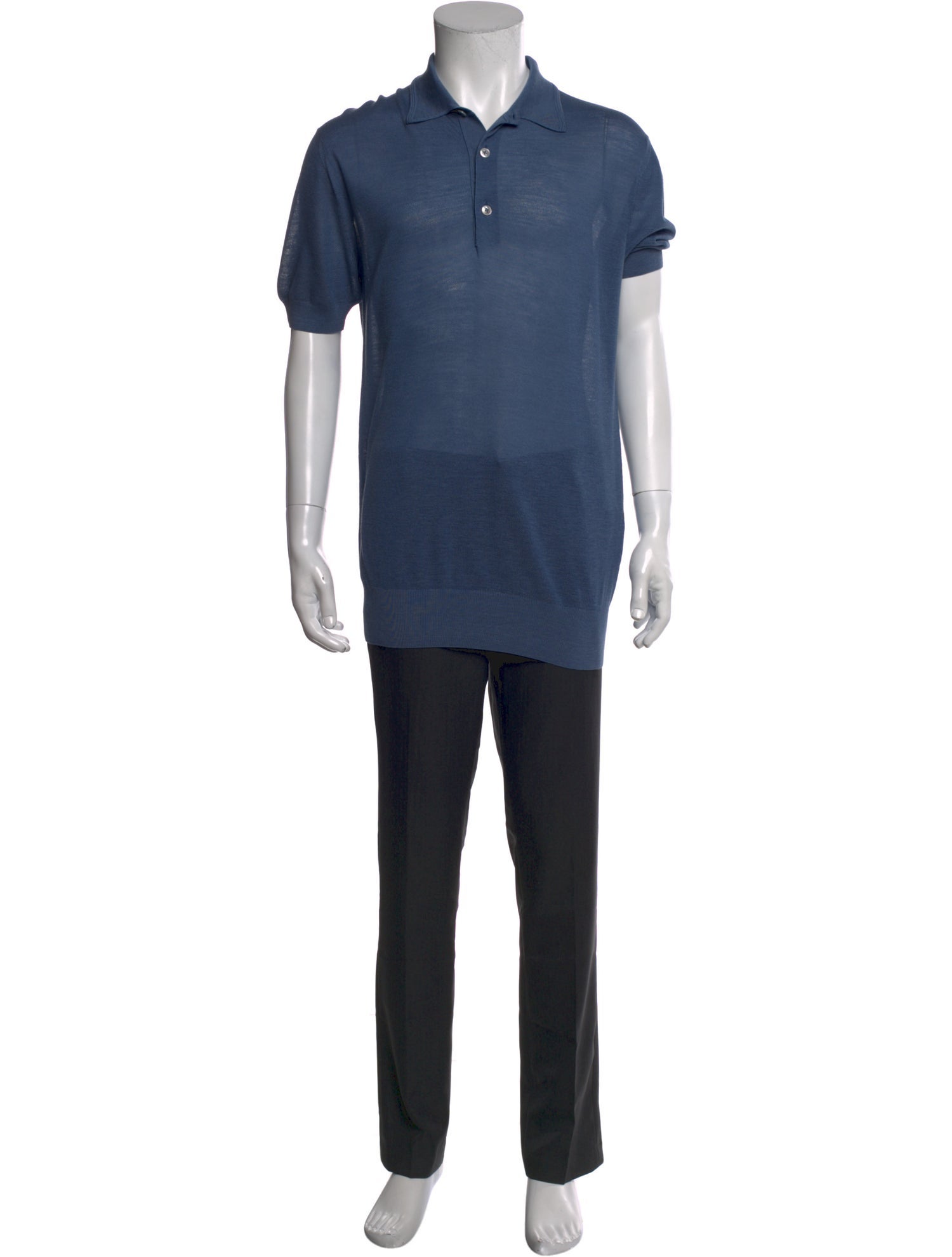 Tom Ford Silk Collar Polo Shirt w/ Tags