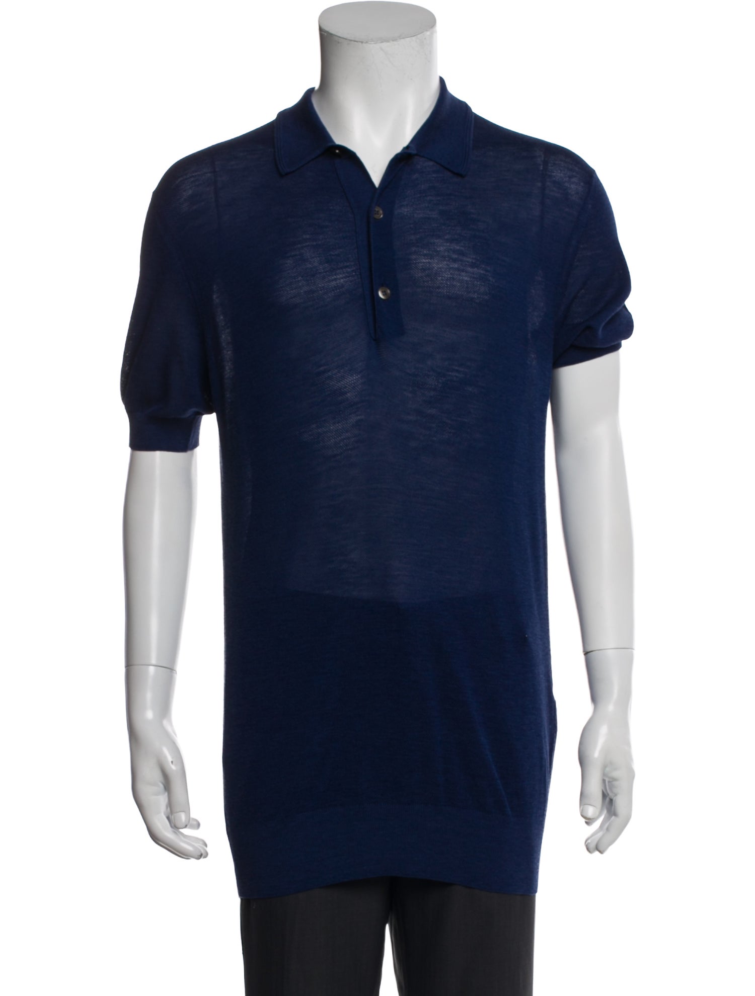 Tom Ford Silk Collar Polo Shirt w/ Tags