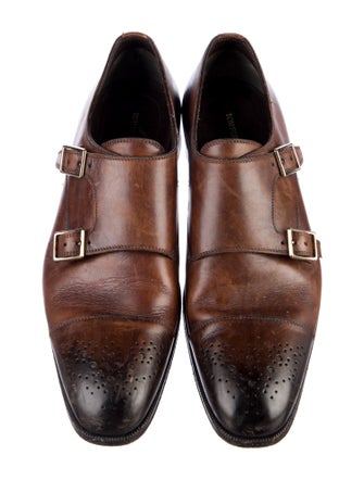 Tom Ford Leather Monk Straps