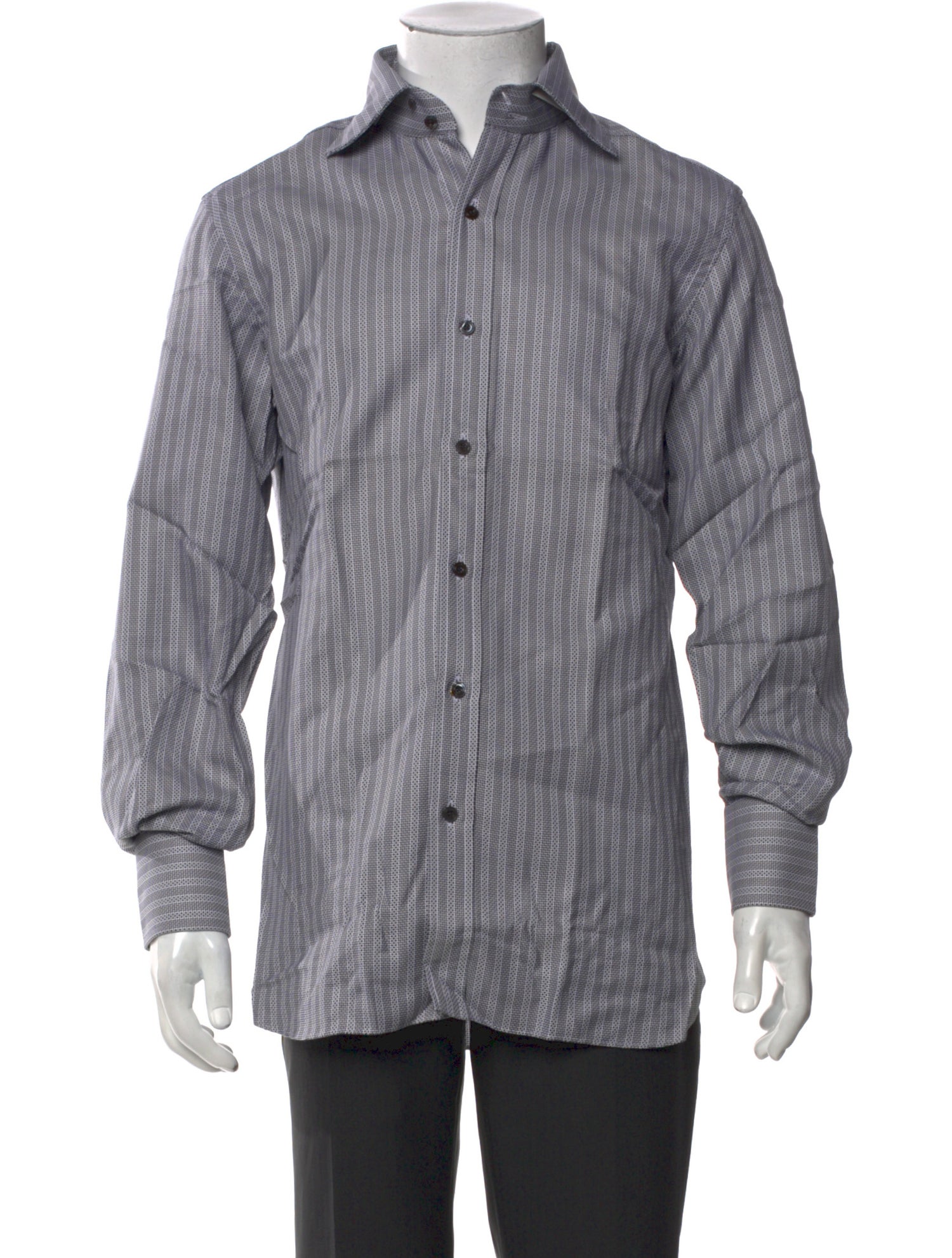 Tom Ford Striped Long Sleeve Dress Shirt w/ Tags