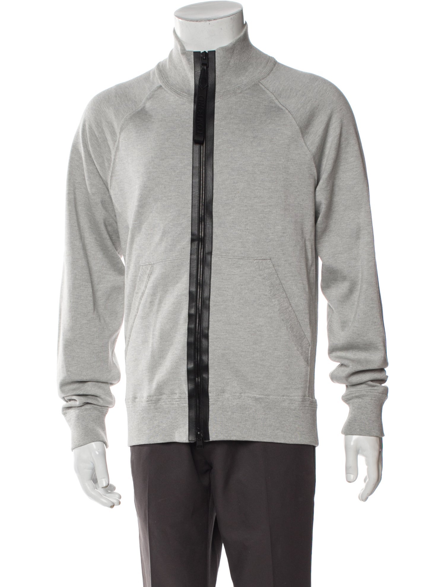 Tom Ford Mock Neck Long Sleeve Sweatshirt