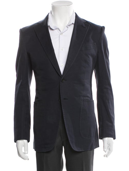 Tom Ford Leather Trim Embellishment Blazer