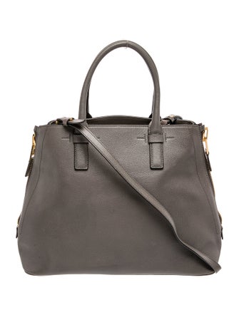 Tom Ford Leather Top Handle Bag