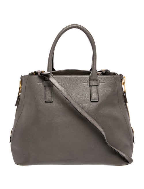 Tom Ford Leather Top Handle Bag