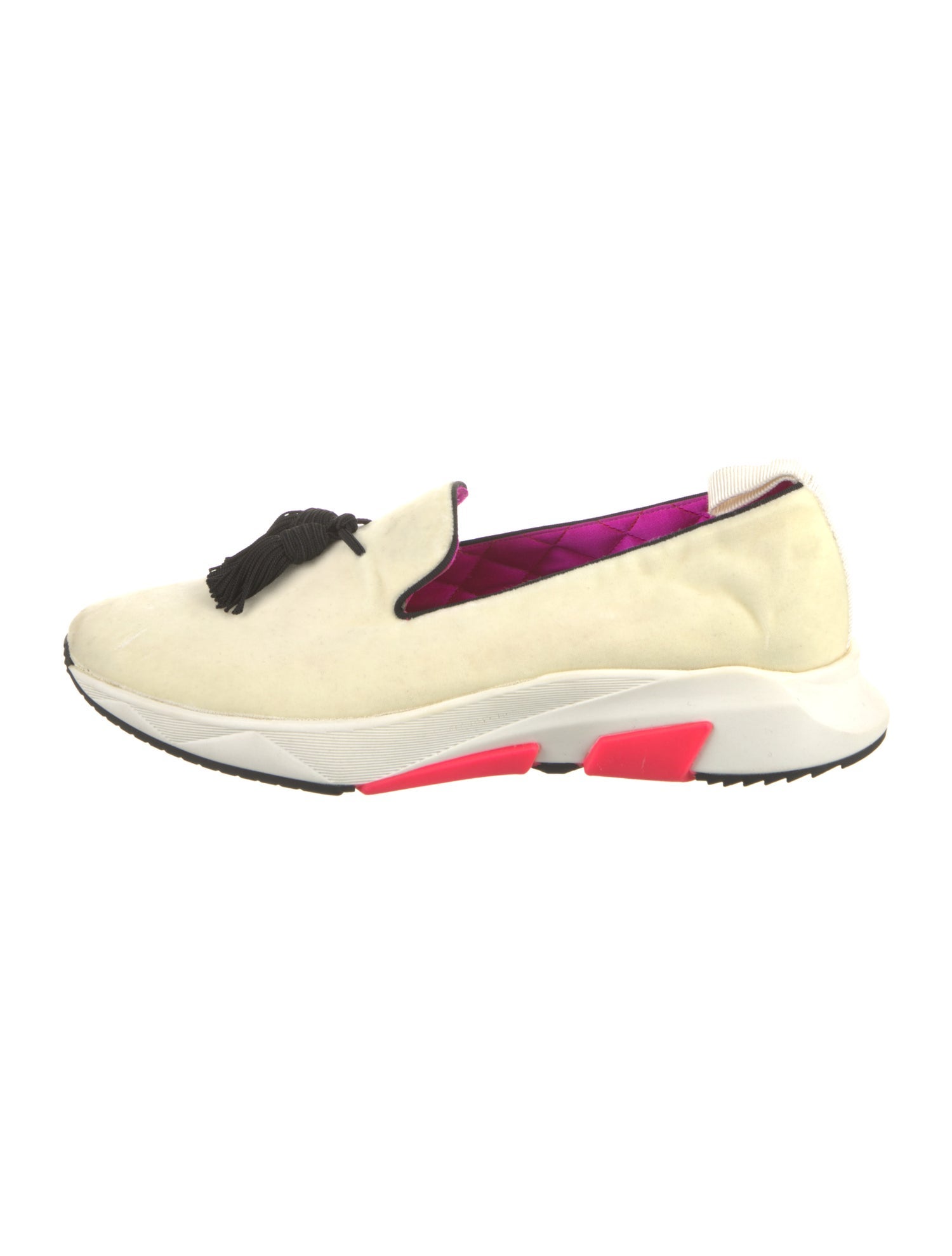 Tom Ford Velvet Tassel Accents Athletic Sneakers