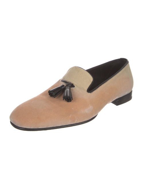 Tom Ford Velvet Tassel Accents Dress Loafers