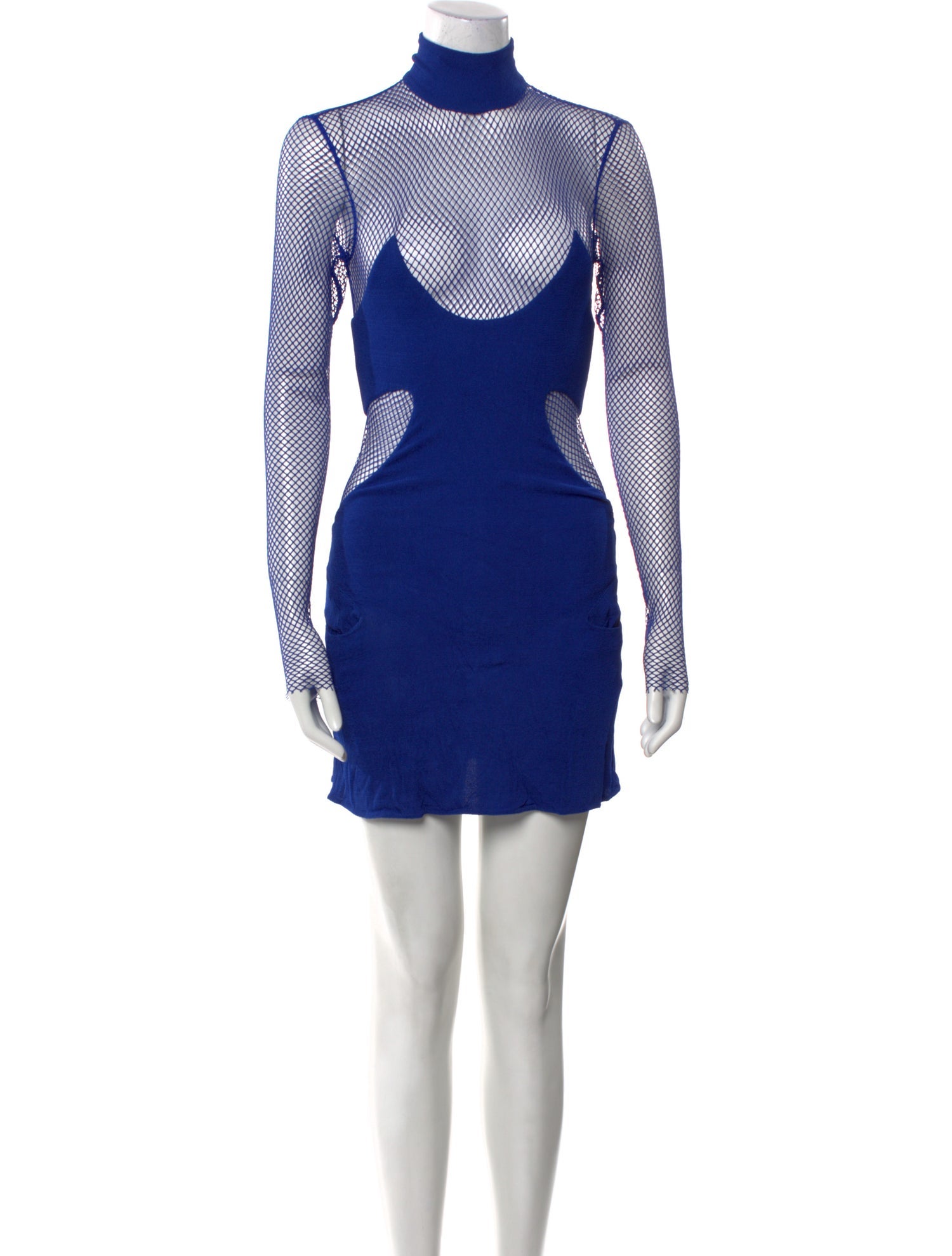 Tom Ford Mock Neck Mini Dress