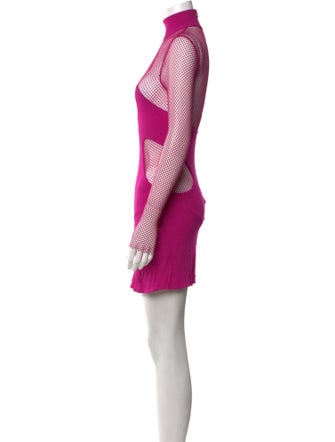 Tom Ford Mock Neck Mini Dress