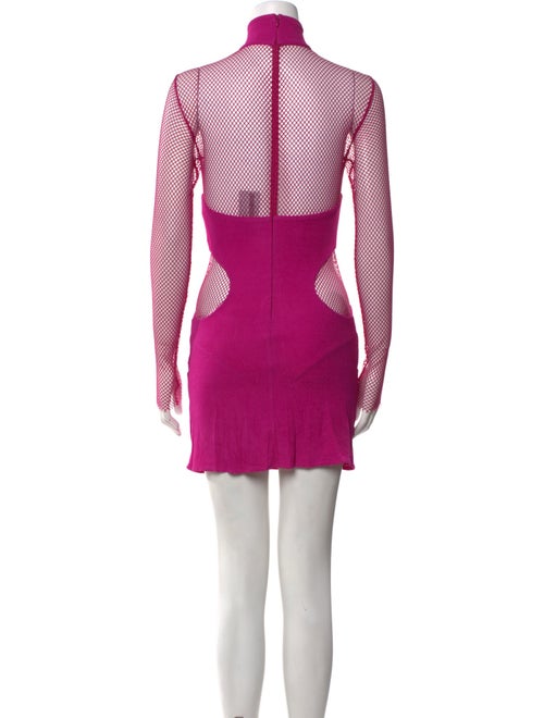 Tom Ford Mock Neck Mini Dress