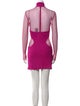 Tom Ford Mock Neck Mini Dress