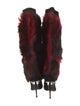 Tom Ford Faux Fur Printed Boots