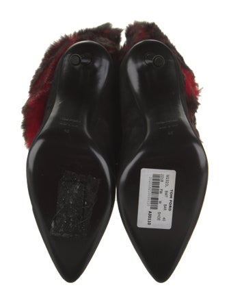 Tom Ford Faux Fur Printed Boots