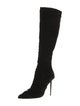 Tom Ford Velvet Animal Print Boots