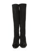 Tom Ford Suede Leather Trim Embellishment Boots