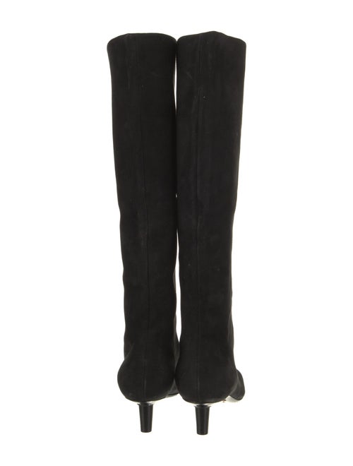 Tom Ford Suede Leather Trim Embellishment Boots