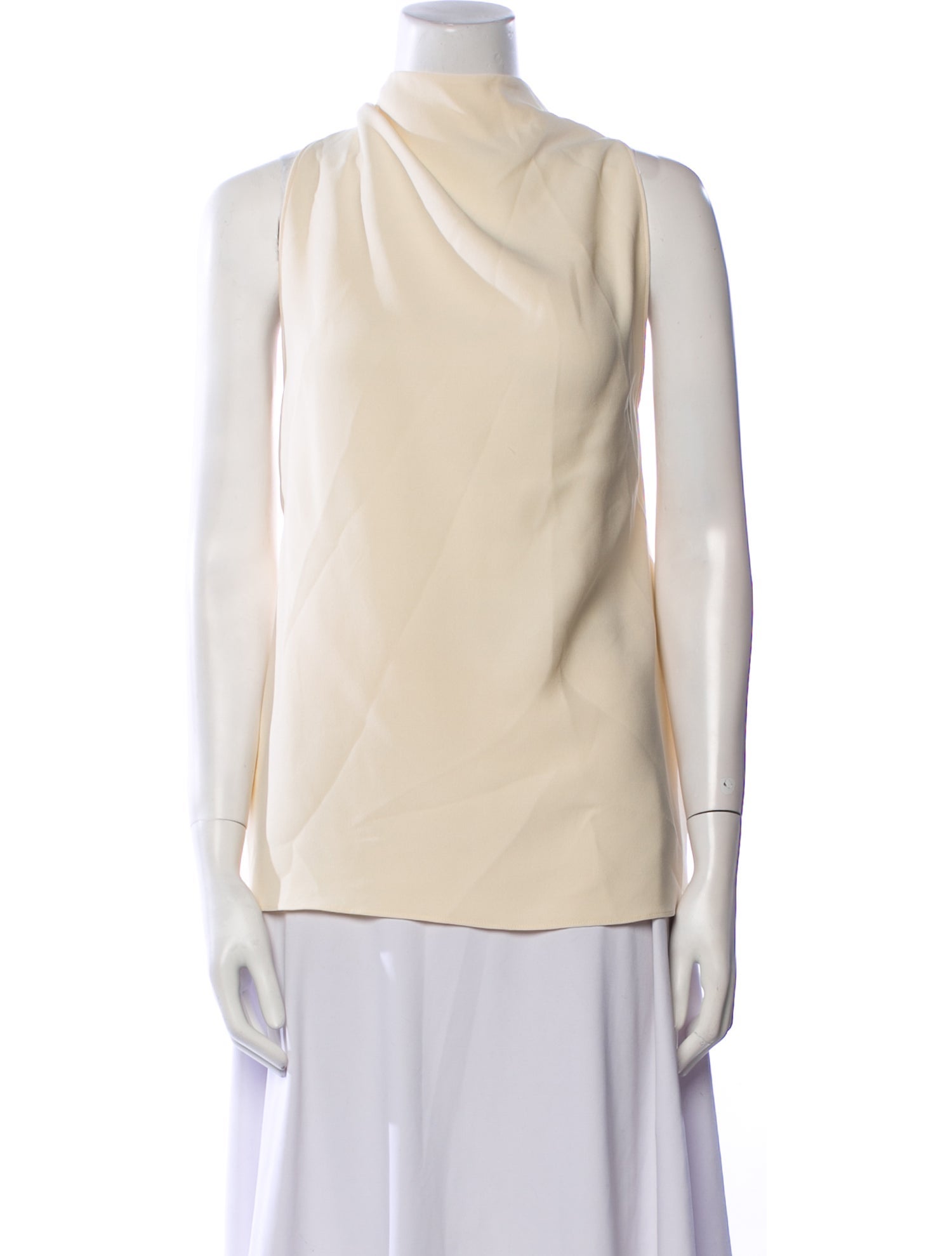 Tom Ford Silk Cowl Neck Top