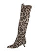 Tom Ford Ponyhair Animal Print Boots