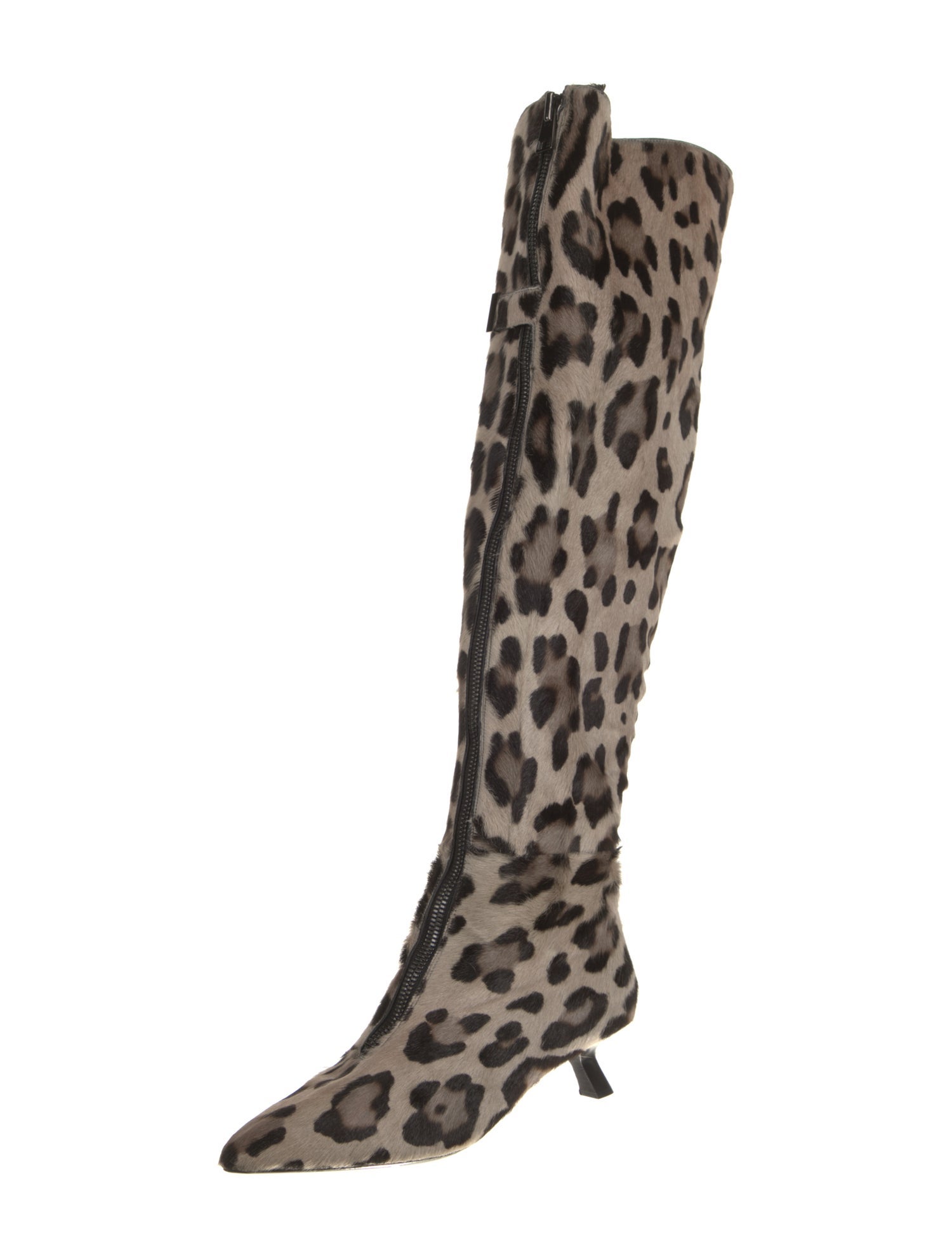 Tom Ford Ponyhair Animal Print Boots