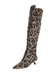 Tom Ford Ponyhair Animal Print Boots