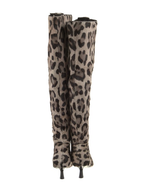 Tom Ford Ponyhair Animal Print Boots