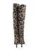 Tom Ford Ponyhair Animal Print Boots