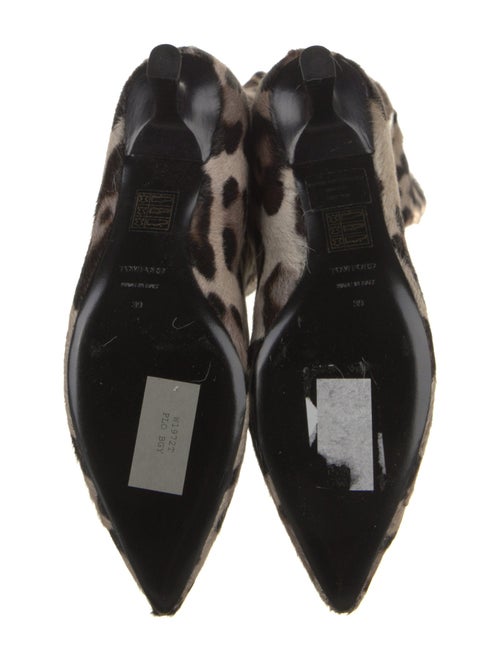 Tom Ford Ponyhair Animal Print Boots