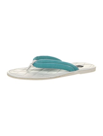 Tom Ford Velvet Flip Flops