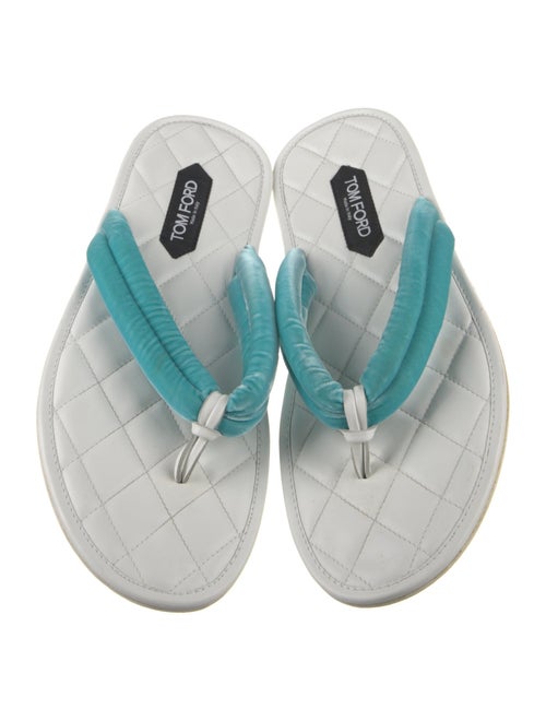 Tom Ford Velvet Flip Flops