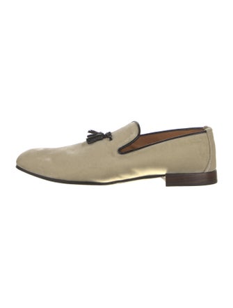 Tom Ford Velvet Tassel Accents Loafers