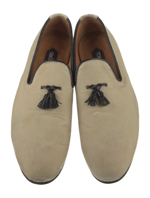 Tom Ford Velvet Tassel Accents Loafers