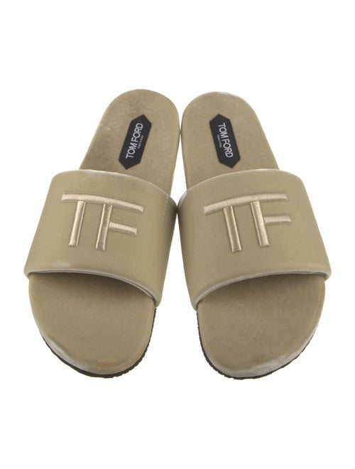 Tom Ford Velvet Braided Accents Slides