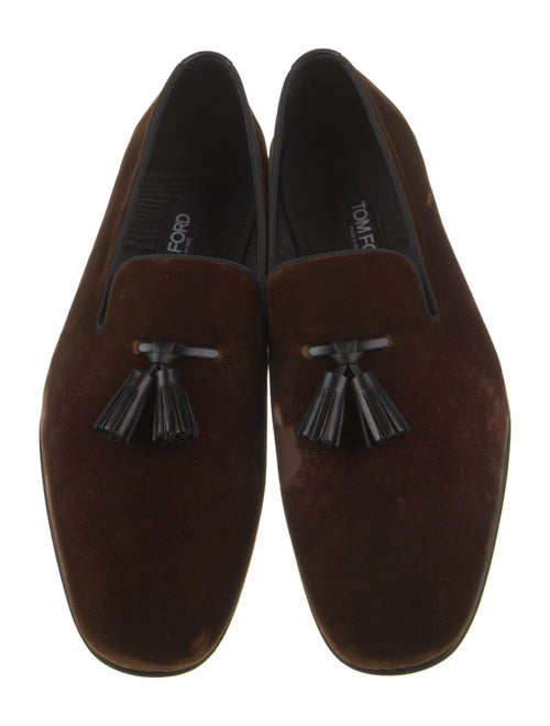 Tom Ford Velvet Tassel Accents Loafers