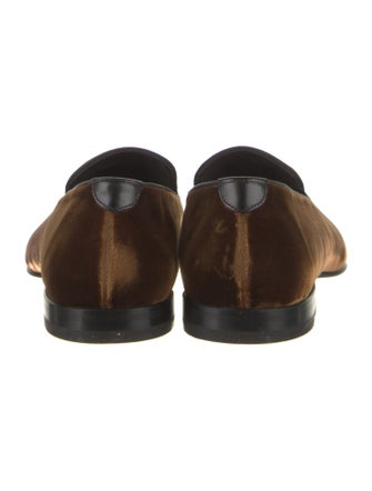 Tom Ford Velvet Tassel Accents Loafers