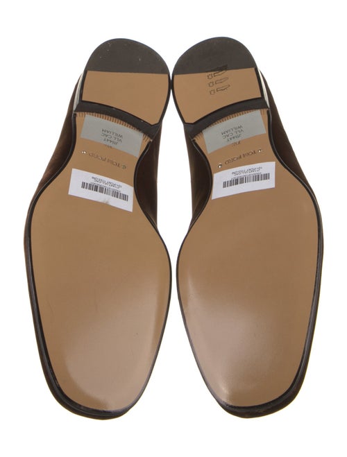 Tom Ford Velvet Tassel Accents Loafers