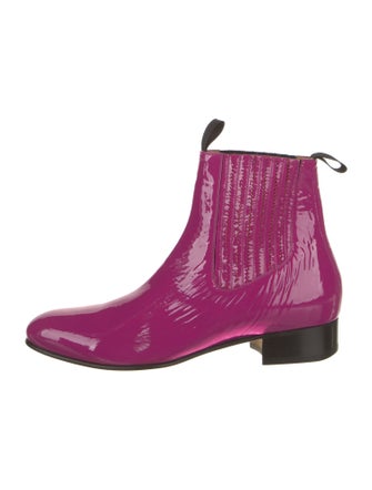 Tom Ford Patent Leather Chelsea Boots