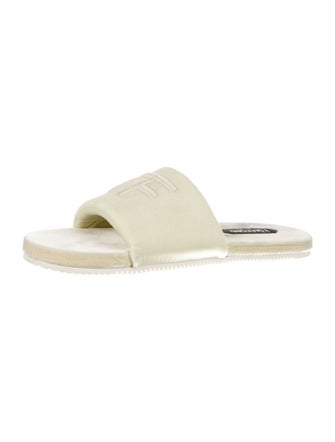 Tom Ford Velvet Embroidered Accent Slides