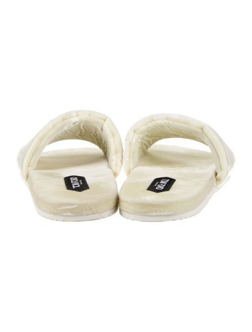 Tom Ford Velvet Embroidered Accent Slides