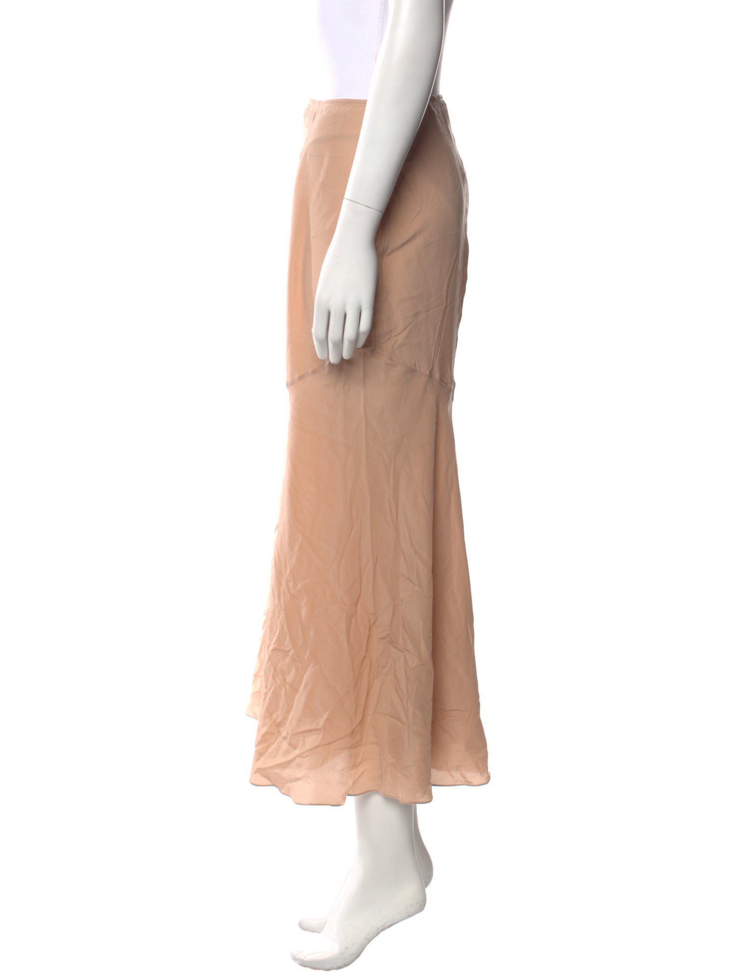 Tom Ford Silk Midi Length Skirt