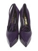 Tom Ford Leather Crystal Embellishments Pumps