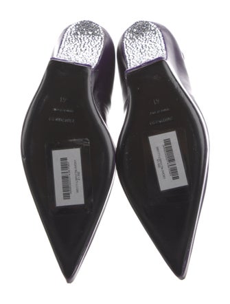 Tom Ford Leather Crystal Embellishments Pumps