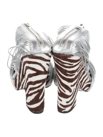 Tom Ford Calf Hair Animal Print Espadrilles