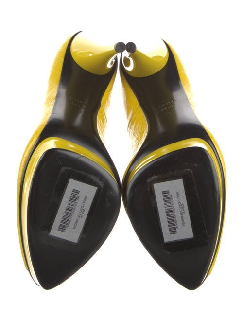 Tom Ford Embossed Leather Animal Print Pumps