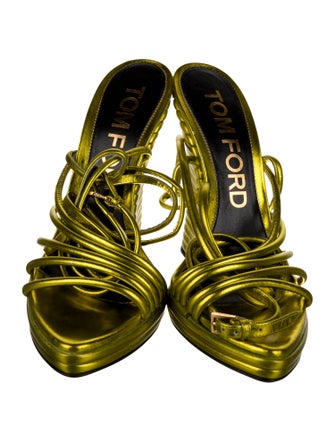 Tom Ford Leather Gladiator Sandals