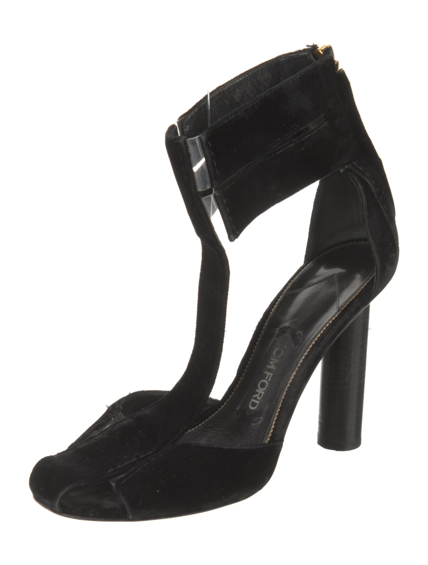 Tom Ford Velvet T-Strap Pumps