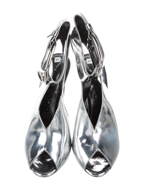 Tom Ford Patent Leather Slingback Pumps